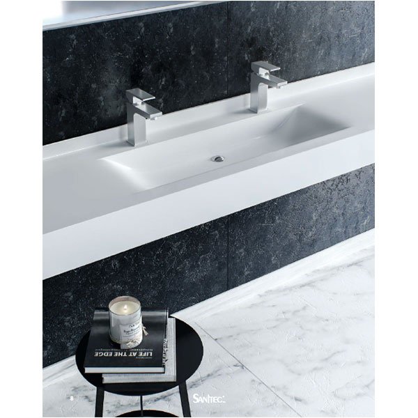 SANITEC ΝΙΠΤΗΡΑΣ ΜΠΑΝΙΟΥ MONOBLOC WAVE DOUBLE SANITEC ΝΙΠΤΗΡΑΣ ΜΠΑΝΙΟΥ MONOBLOC WAVE DOUBLE